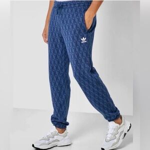 ADIDAS Originals Monogram Track Pants - Night Marine - Men’s Large - Like New